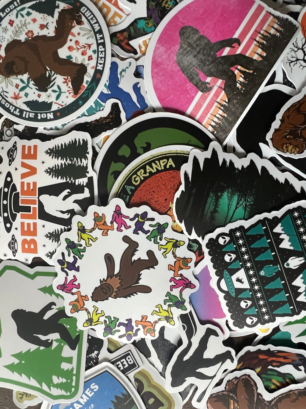 Bigfoot Assorted Stickers - Driftless Threads