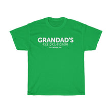 Load image into Gallery viewer, Favorite Places Grandad&#39;s Unisex Heavy Cotton Tee - Driftless Threads
