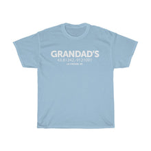 Load image into Gallery viewer, Favorite Places Grandad&#39;s Unisex Heavy Cotton Tee - Driftless Threads
