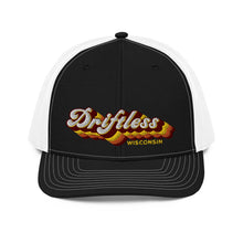 Load image into Gallery viewer, Retro Driftless High Profile Trucker Cap - Driftless Threads
