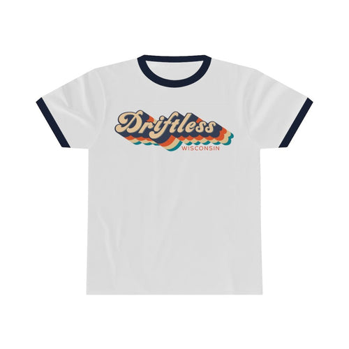 Retro Driftless Unisex Ringer Tee - Driftless Threads