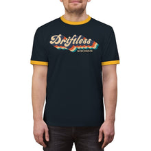 Load image into Gallery viewer, Retro Driftless Unisex Ringer Tee - Driftless Threads
