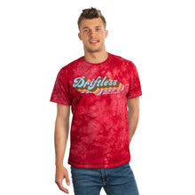 Load image into Gallery viewer, Retro Dritfless - Tie-Dye Tee, Crystal - Driftless Threads
